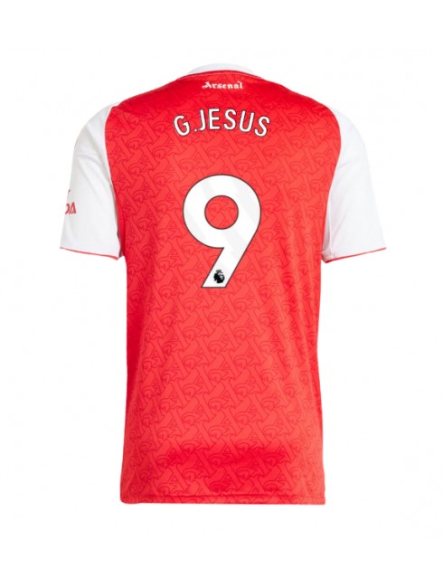 Moški Nogometna dresi replika Arsenal Gabriel Jesus #9 Domači 2025-26 Kratek rokav Moški Nogometna dresi replika Arsenal Gabriel Jesus #9 Domači 2025-26 Kratek rokav